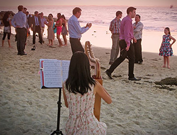 Brisbane Wedding Harpist C